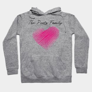 The Peetz Family Heart, Love My Family, Name, Birthday, Middle name Hoodie